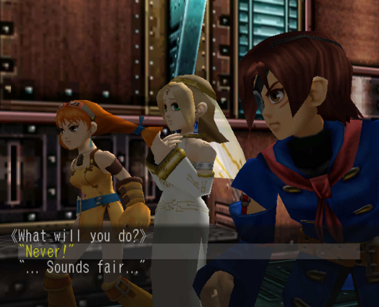 Make A Decision in Skies of Arcadia